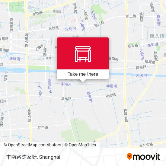 丰南路陈家塘 map