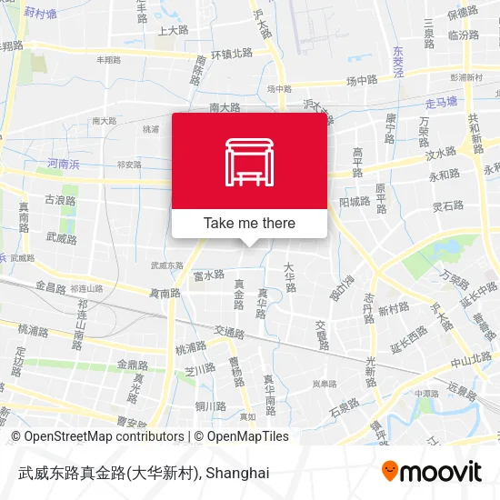 武威东路真金路(大华新村) map