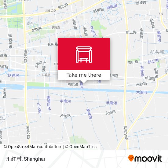 汇红村 map