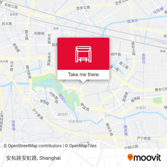 安拓路安虹路 map