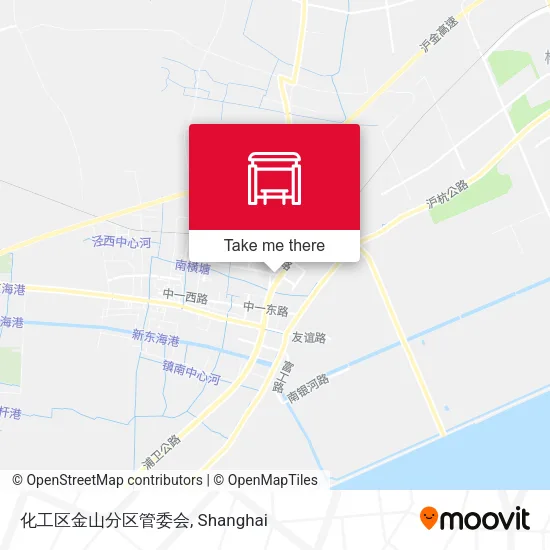 化工区金山分区管委会 map