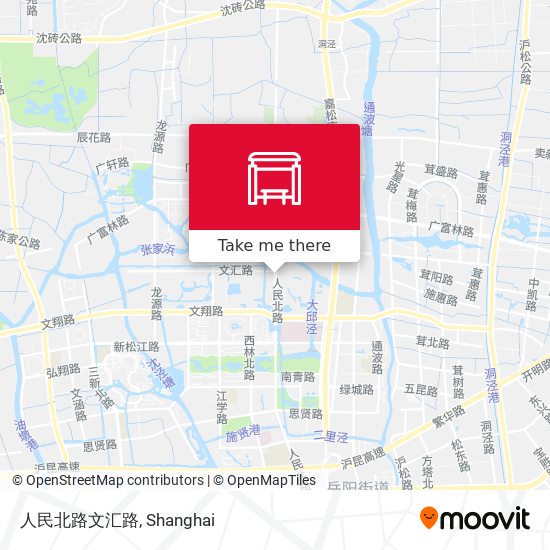 人民北路文汇路 map