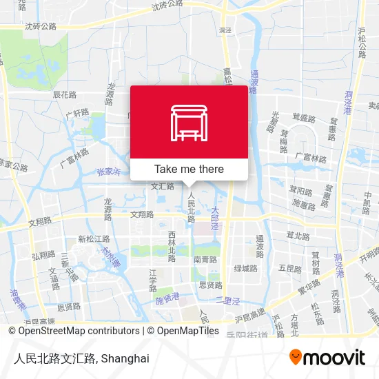人民北路文汇路 map