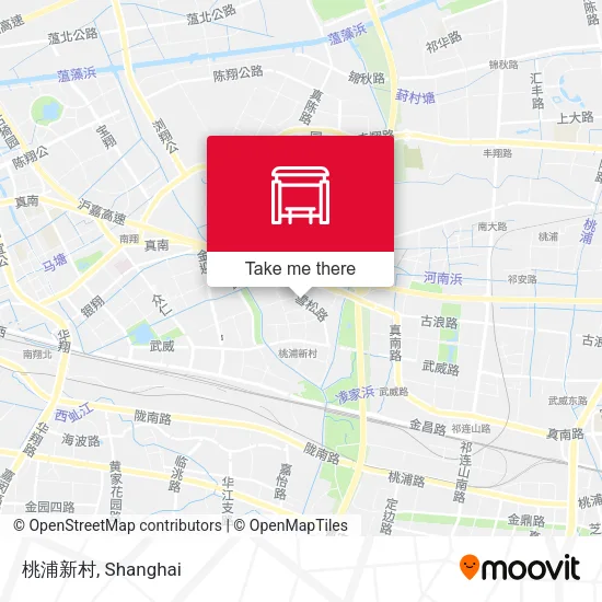 桃浦新村 map
