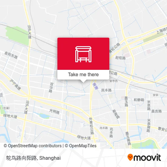 鸵鸟路向阳路 map