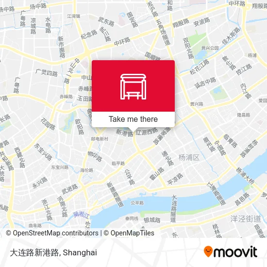 大连路新港路 map