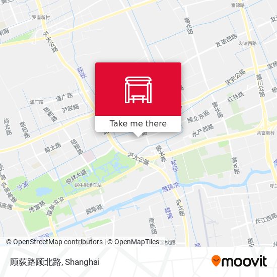 顾荻路顾北路 map