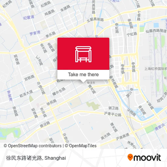徐民东路诸光路 map