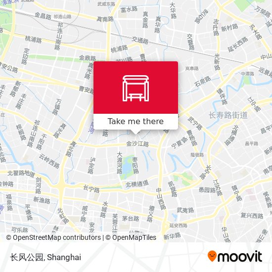 长风公园 map