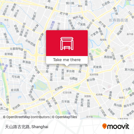 天山路古北路 map