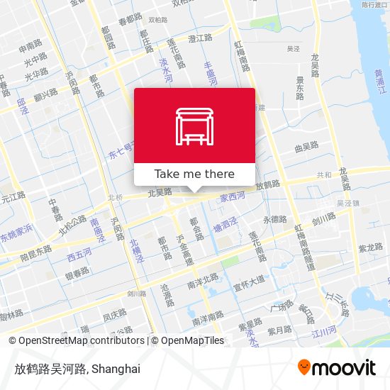 放鹤路吴河路 map