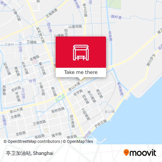 亭卫加油站 map