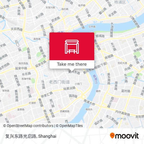 复兴东路光启路 map