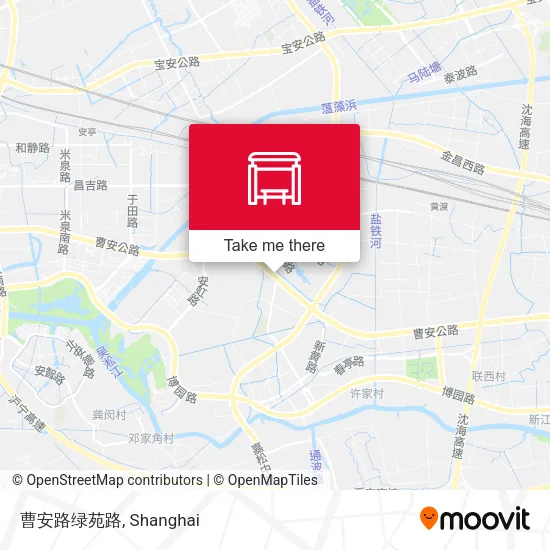 曹安路绿苑路 map