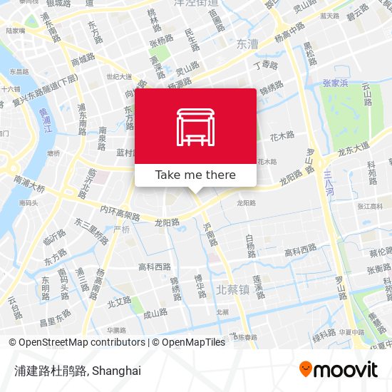 浦建路杜鹃路 map
