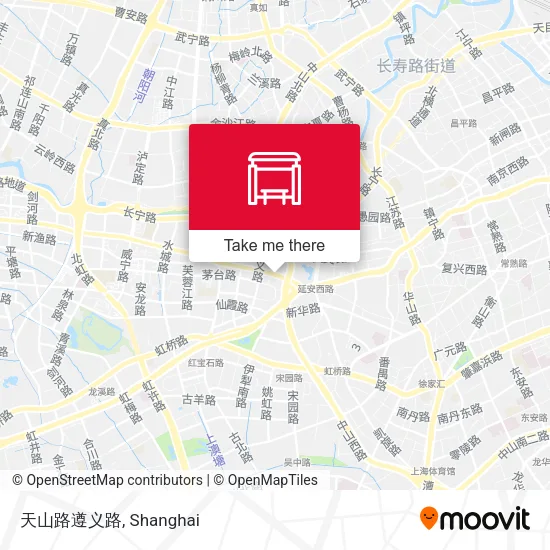 天山路遵义路 map