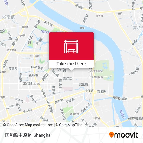 国和路中原路 map