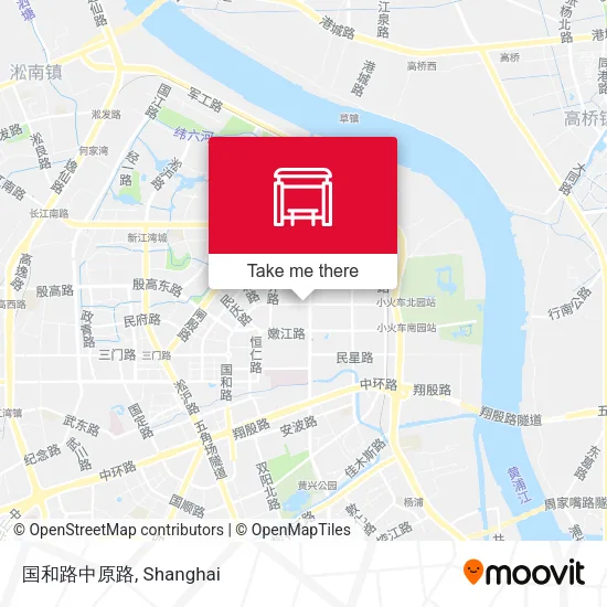 国和路中原路 map