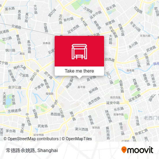 常德路余姚路 map