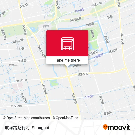 航城路赵行村 map