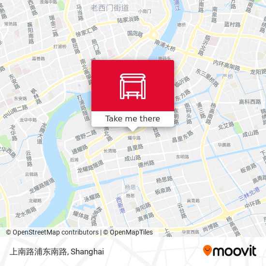 上南路浦东南路 map