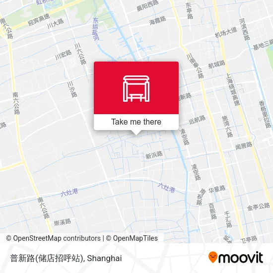 普新路(储店招呼站) map