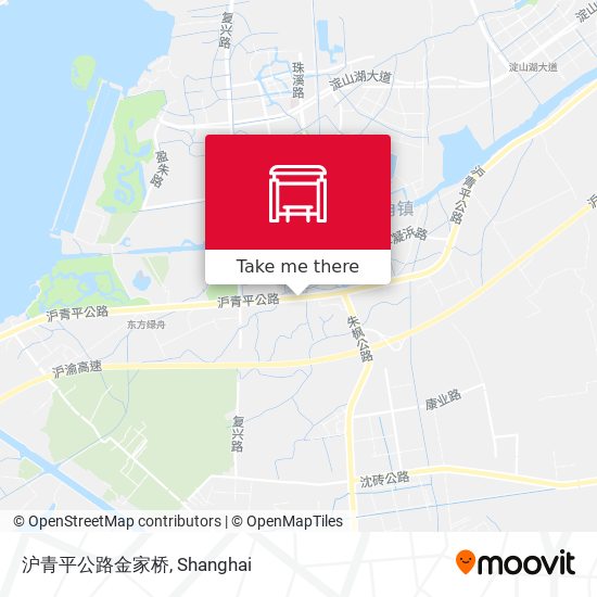 沪青平公路金家桥 map