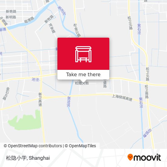 松隐小学 map