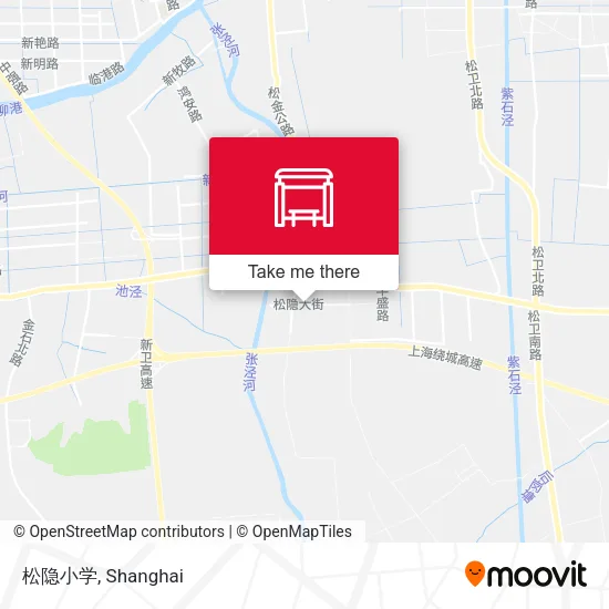 松隐小学 map