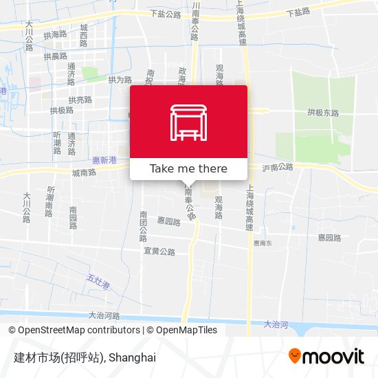 建材市场(招呼站) map