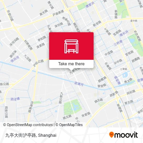 九亭大街沪亭路 map