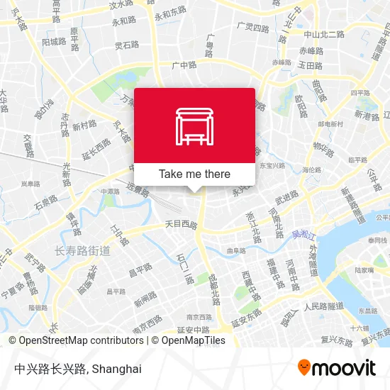 中兴路长兴路 map
