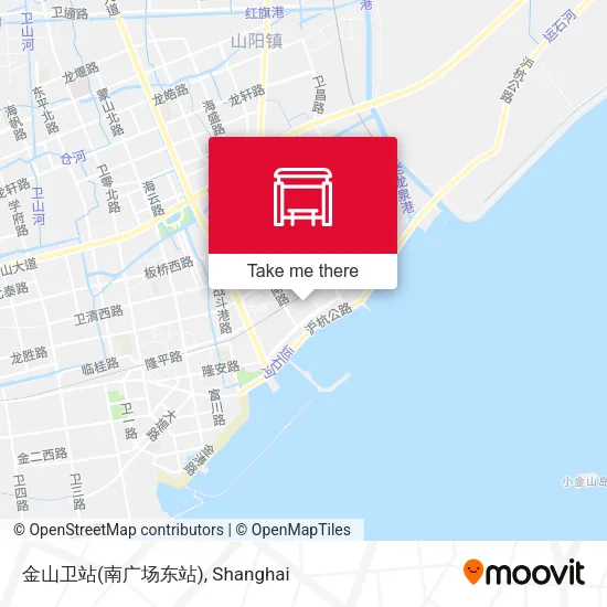 金山卫站(南广场东站) map