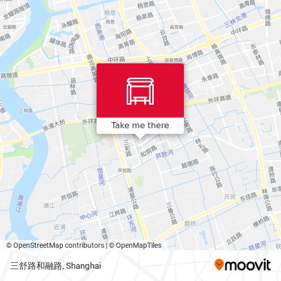 三舒路和融路 map