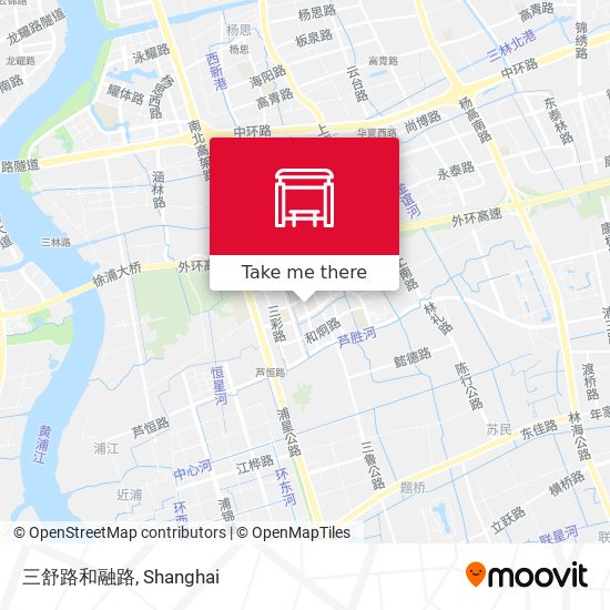 三舒路和融路 map