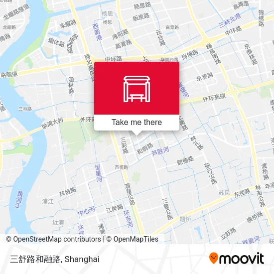 三舒路和融路 map