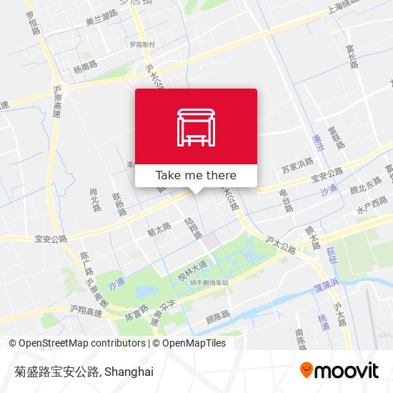 菊盛路宝安公路 map