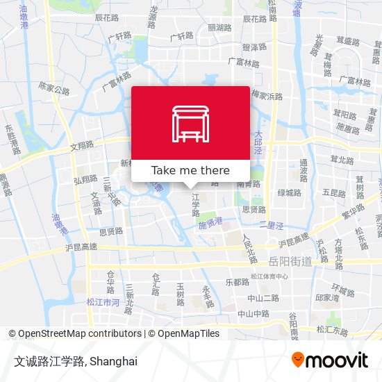 文诚路江学路 map
