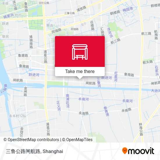 三鲁公路闸航路 map