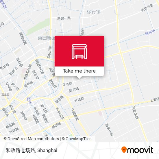 和政路仓场路 map