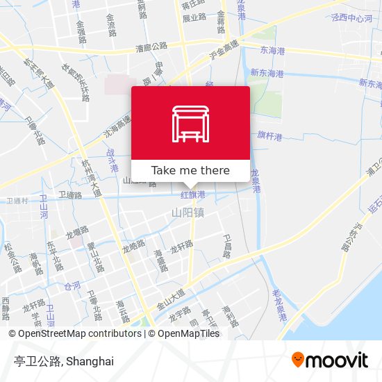 亭卫公路 map