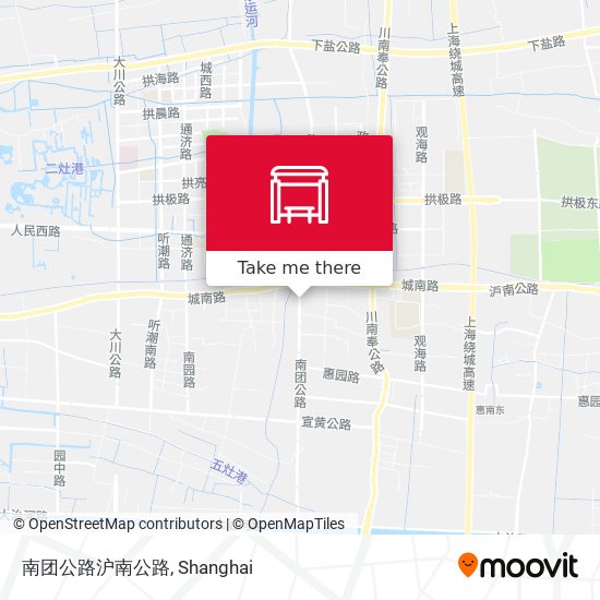 南团公路沪南公路 map