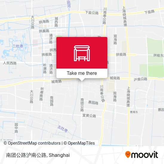 南团公路沪南公路 map