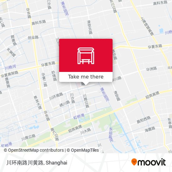 川环南路川黄路 map