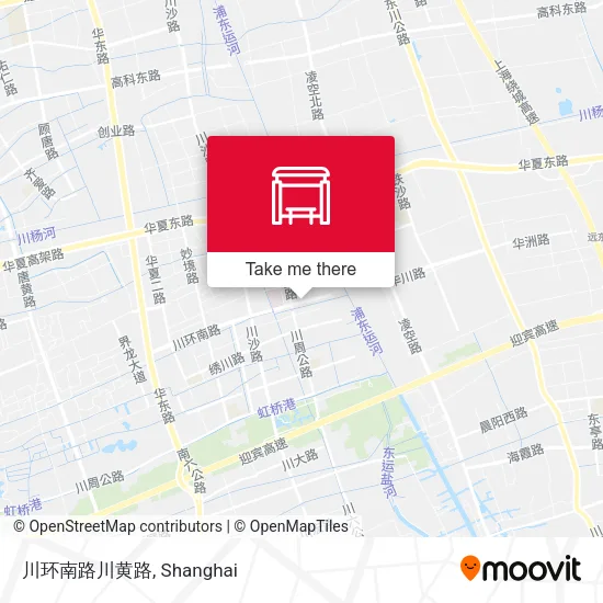 川环南路川黄路 map
