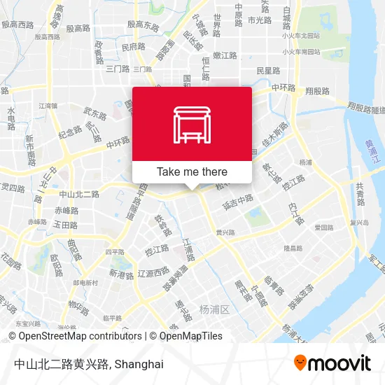 中山北二路黄兴路 map