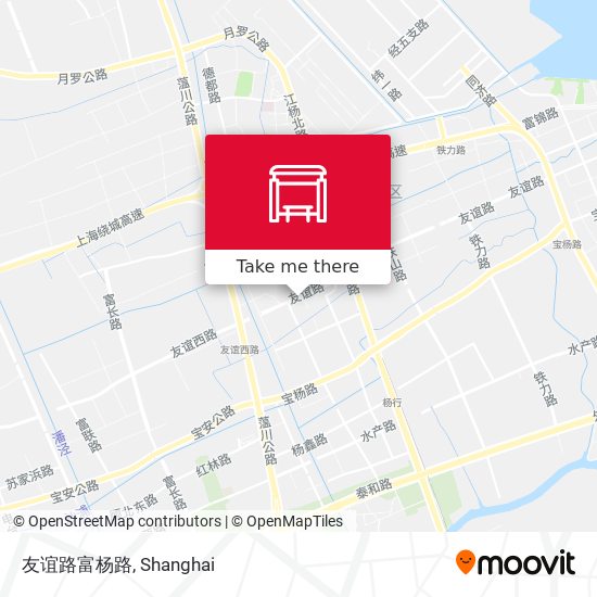 友谊路富杨路 map