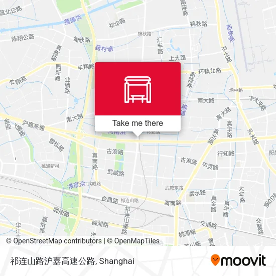 祁连山路沪嘉高速公路 map