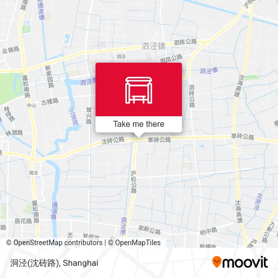 洞泾(沈砖路) map