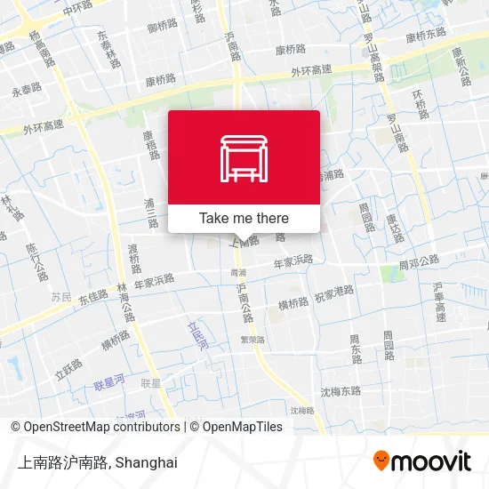 上南路沪南路 map